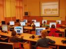 učebna informatiky při počítačovém kroužku